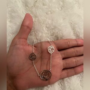 Tous Rosa de Abril Necklace Sterling Silver